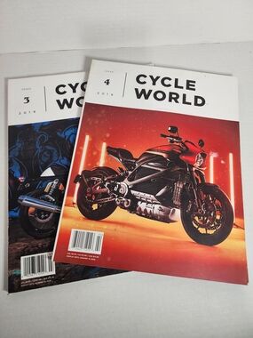 Cycle World Magazine Issue 4 2019 - Red and Black Cover